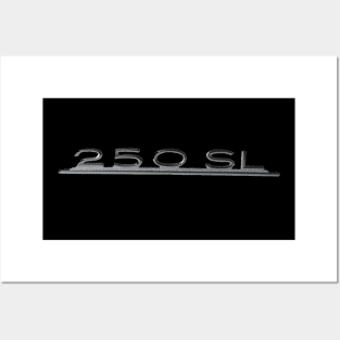 Mercedes-Benz 250SL W113 Emblem Posters and Art